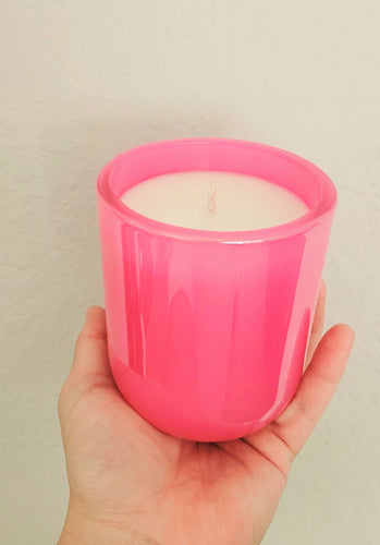 Luxe Bubblegum Pink Candle