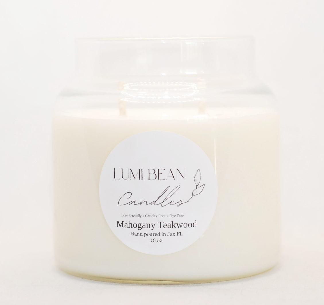 Mahogany Teakwood Candle – HAILEY SIMMONE SIMPLY SCENTED WIX & MORE